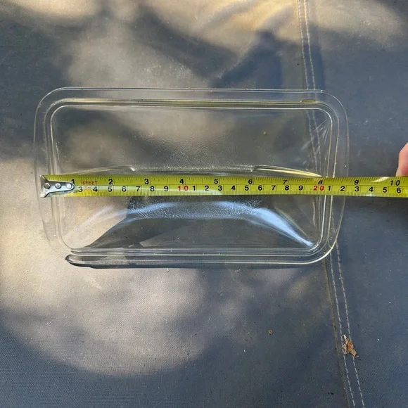 Vintage Westinghouse domed glass lid with fin; for loaf / meatloaf pan - Picture 4 of 8